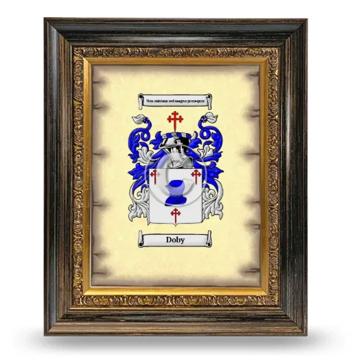 Doby Coat of Arms Framed - Heirloom