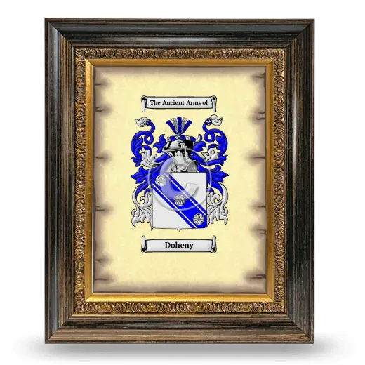 Doheny Coat of Arms Framed - Heirloom