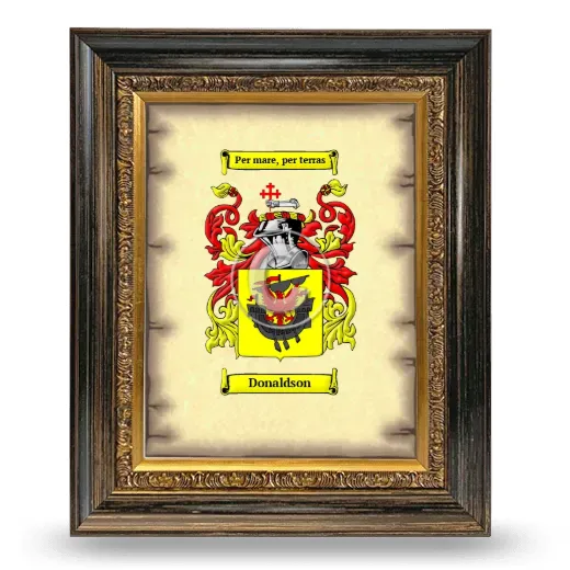 Donaldson Coat of Arms Framed - Heirloom