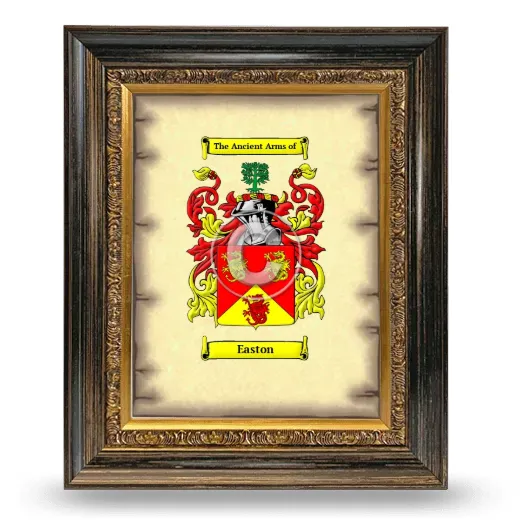 Easton Coat of Arms Framed - Heirloom