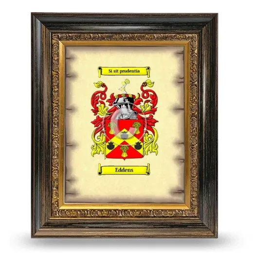 Eddens Coat of Arms Framed - Heirloom