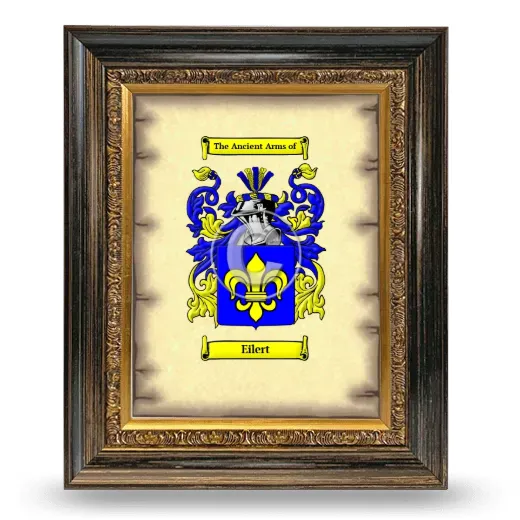 Eilert Coat of Arms Framed - Heirloom