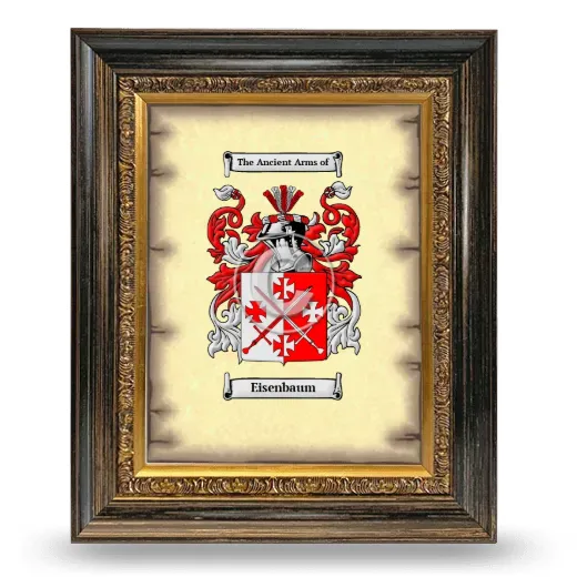 Eisenbaum Coat of Arms Framed - Heirloom