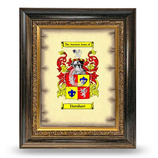 Eisenhart Coat of Arms Framed - Heirloom