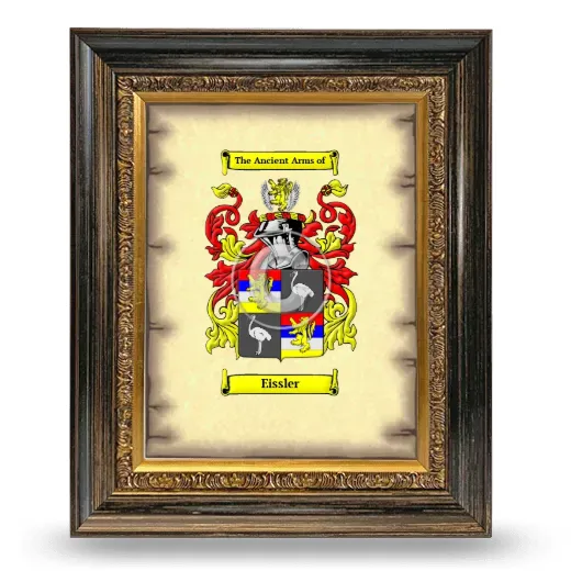 Eissler Coat of Arms Framed - Heirloom