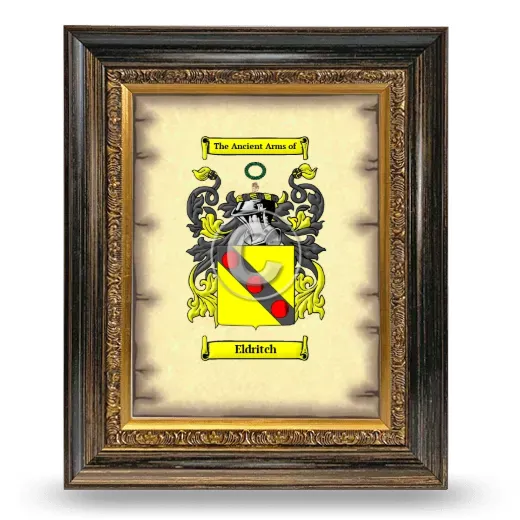 Eldritch Coat of Arms Framed - Heirloom