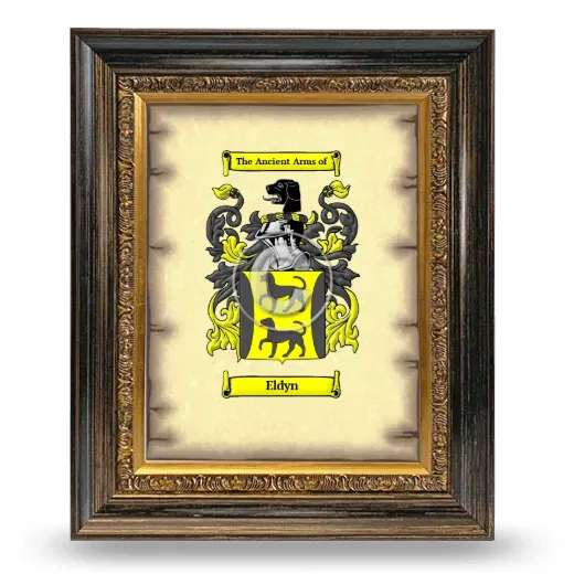 Eldyn Coat of Arms Framed - Heirloom