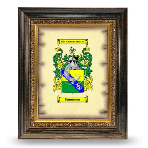 Emmeson Coat of Arms Framed - Heirloom