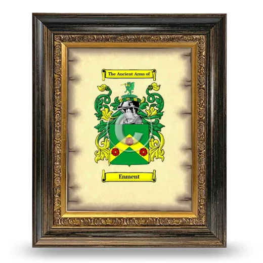 Enment Coat of Arms Framed - Heirloom