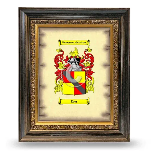 Ever Coat of Arms Framed - Heirloom