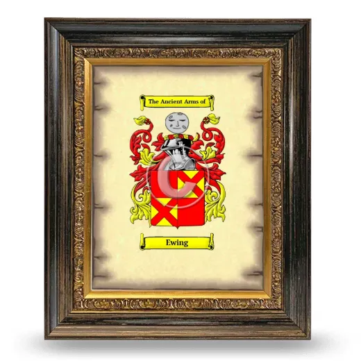 Ewing Coat of Arms Framed - Heirloom
