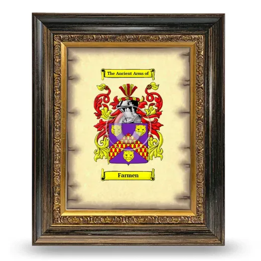 Farmen Coat of Arms Framed - Heirloom