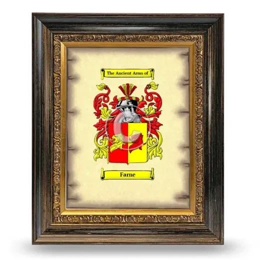 Farne Coat of Arms Framed - Heirloom
