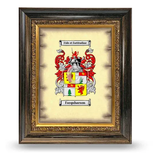 Farquharson Coat of Arms Framed - Heirloom