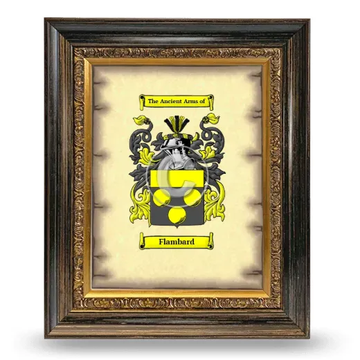 Flambard Coat of Arms Framed - Heirloom