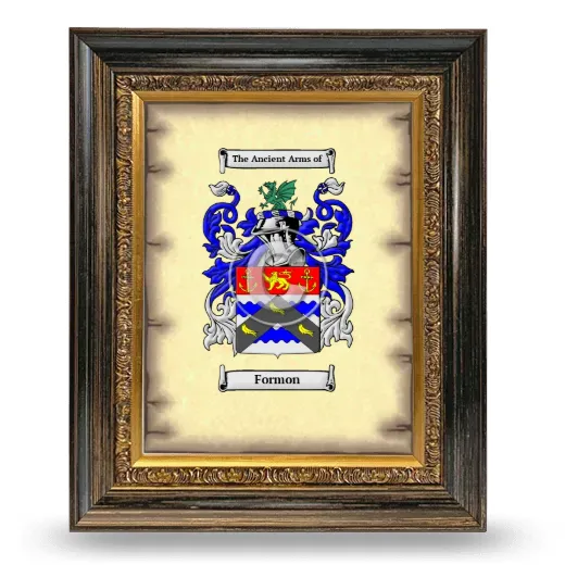 Formon Coat of Arms Framed - Heirloom