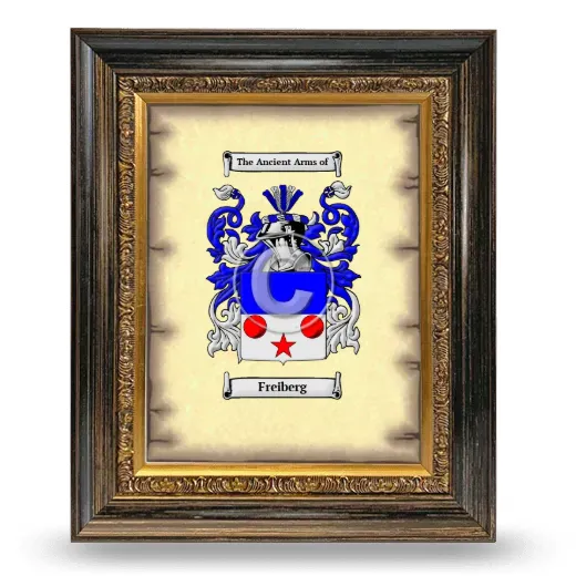 Freiberg Coat of Arms Framed - Heirloom