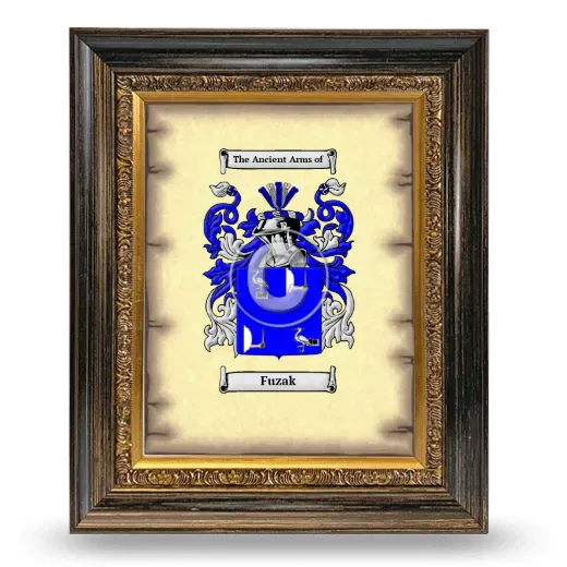 Fuzak Coat of Arms Framed - Heirloom