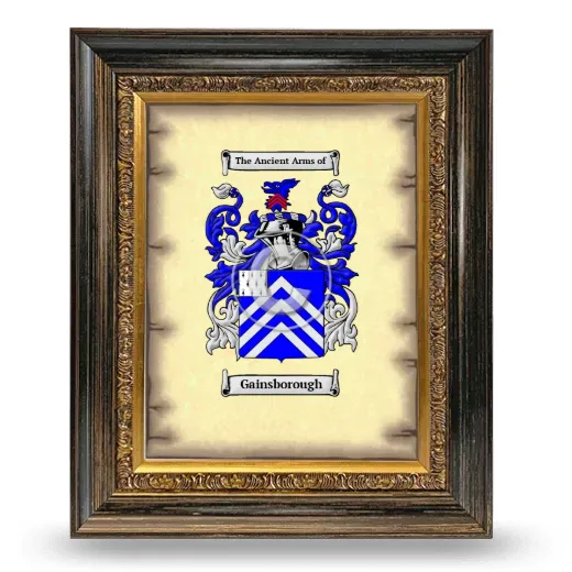 Gainsborough Coat of Arms Framed - Heirloom