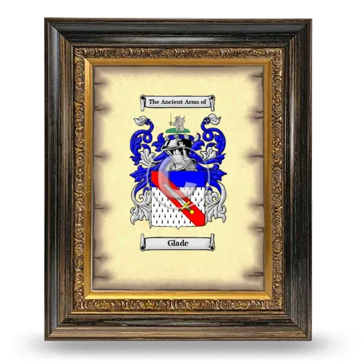 Glade Coat of Arms Framed - Heirloom