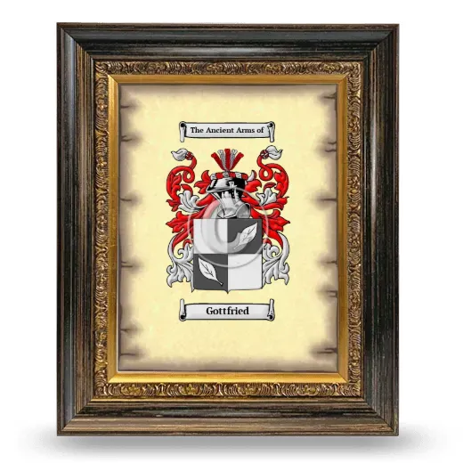 Gottfried Coat of Arms Framed - Heirloom