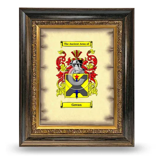 Govan Coat of Arms Framed - Heirloom