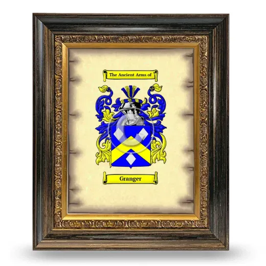 Granger Coat of Arms Framed - Heirloom
