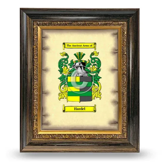 Hardel Coat of Arms Framed - Heirloom