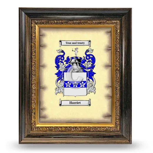 Harriet Coat of Arms Framed - Heirloom