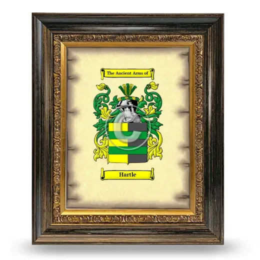 Hartle Coat of Arms Framed - Heirloom