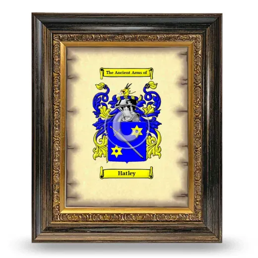 Hatley Coat of Arms Framed - Heirloom