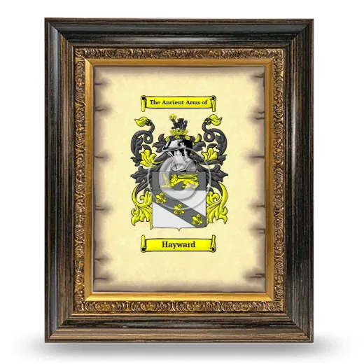 Hayward Coat of Arms Framed - Heirloom