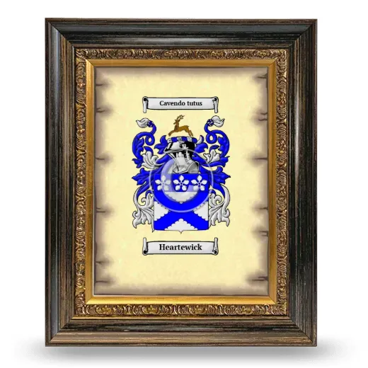 Heartewick Coat of Arms Framed - Heirloom
