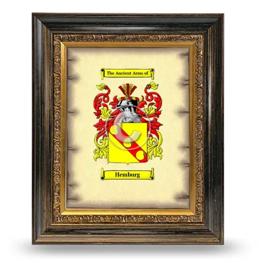 Hemburg Coat of Arms Framed - Heirloom