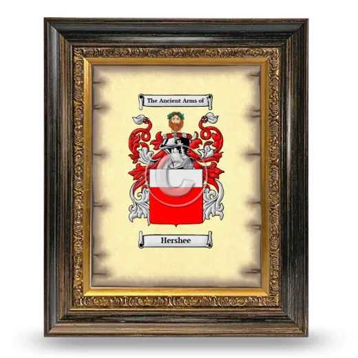 Hershee Coat of Arms Framed - Heirloom