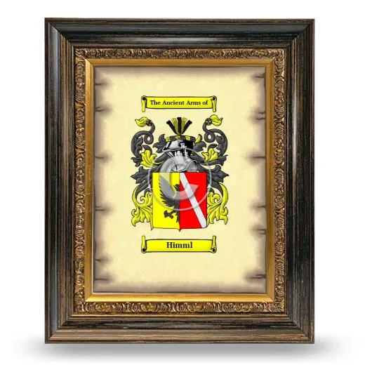 Himml Coat of Arms Framed - Heirloom