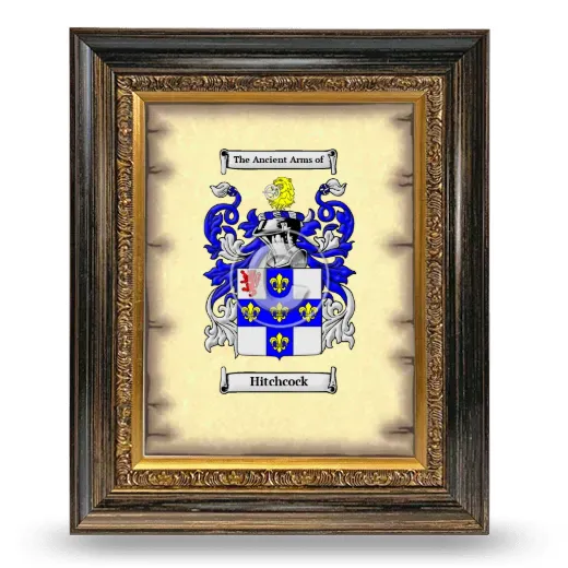 Hitchcock Coat of Arms Framed - Heirloom