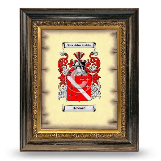 Howard Coat of Arms Framed - Heirloom