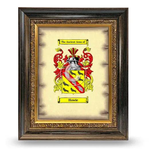 Howie Coat of Arms Framed - Heirloom