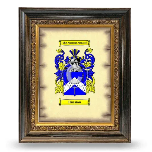 Hussian Coat of Arms Framed - Heirloom