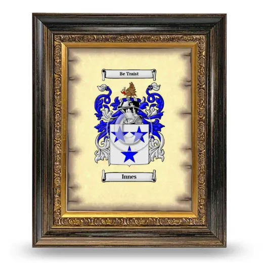Innes Coat of Arms Framed - Heirloom