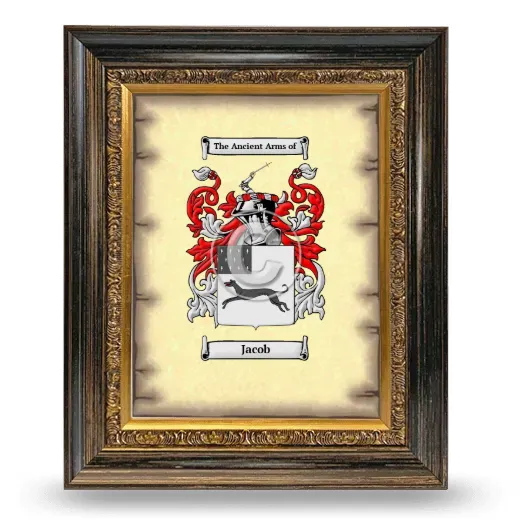 Jacob Coat of Arms Framed - Heirloom
