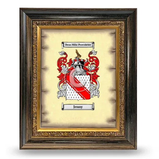 Jenny Coat of Arms Framed - Heirloom