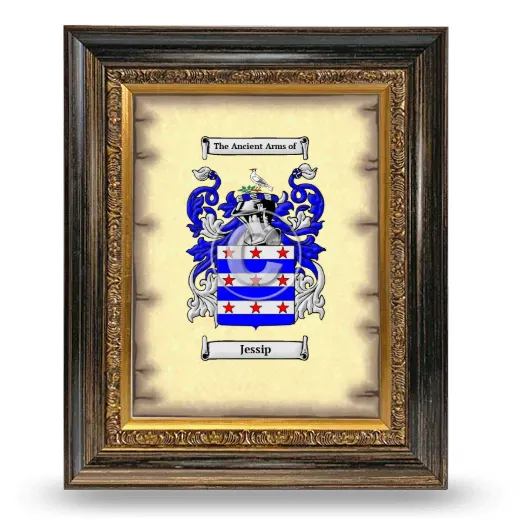 Jessip Coat of Arms Framed - Heirloom