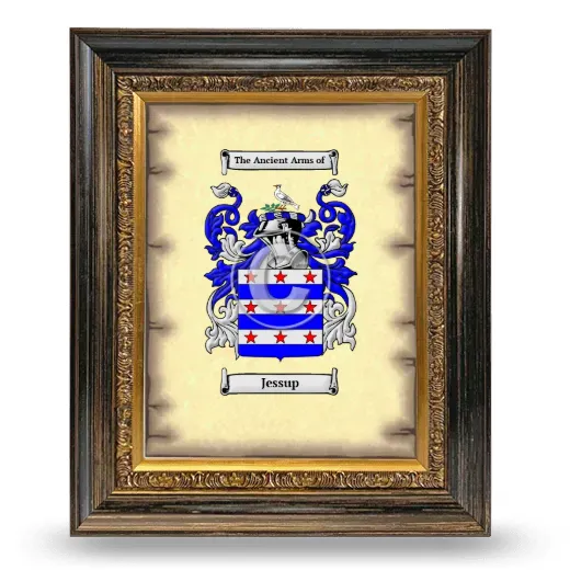 Jessup Coat of Arms Framed - Heirloom