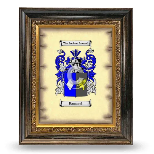 Kammel Coat of Arms Framed - Heirloom