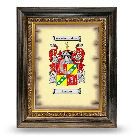 Keagan Coat of Arms Framed - Heirloom