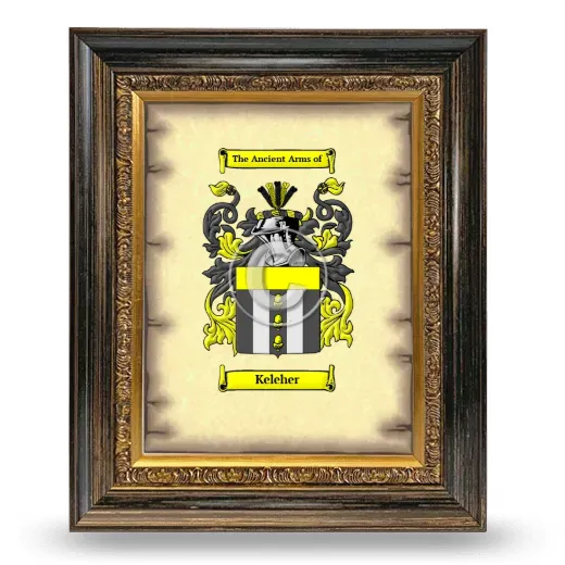 Keleher Coat of Arms Framed - Heirloom