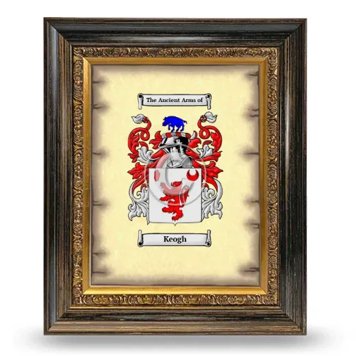 Keogh Coat of Arms Framed - Heirloom