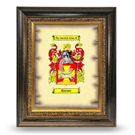 Kistner Coat of Arms Framed - Heirloom